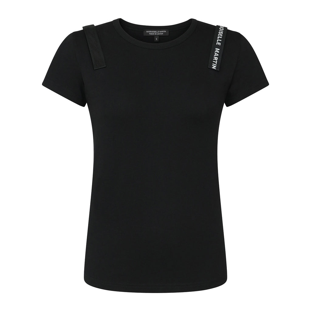 Luksus Stor mængde tilgivet Customizable Black T-Shirt French Couture Design – Mademoiselle Martin