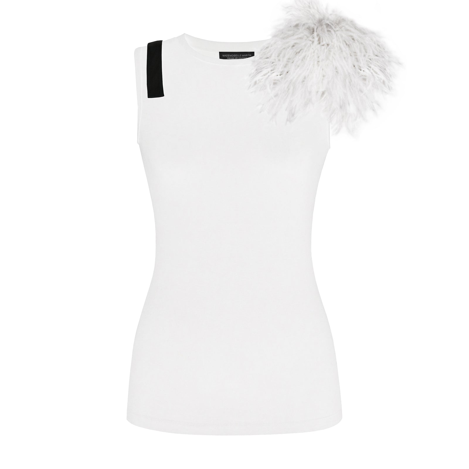 トップス efu FEATHER SLEEVELESS TOP FEATHER SLEEVELESS TOP | efu